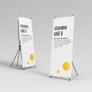 chân standee chữ X 80x180